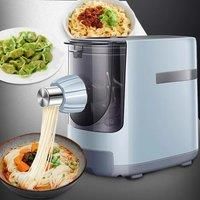 Electric Pasta Maker Noodle Machine Dumpling Skin Roller Steel Full Stainless Steel Dual Knife