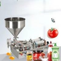 Electric Peanut Butter Filling Machine Double Headed Liquid Automatic Paste Filling Machine