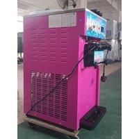 Three Flavors Stainless Steel Commercial Soft Ice Cream Machine Shop Restaurant