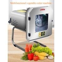 Commercial Onion Potato Chips Slicer Slicing Machine Electric Cabbage Shredder Machine Vegetable Fruit Slicing