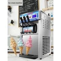 Ice Cream Machine Maker 3 Flavor Soft Serve Commercial Ice Cream Machine