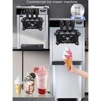 Commercial Hot Sale Ice Cream Machine 3 Flavors Machine for Making Soft Ice-Cream Automatic Soft Ice Cream Making Machine