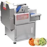 Commercial Vegetable Cutting Machine, Restaurant Kitchen Electric Carrot Eggplant Scallion Celery Slicing Shredding Machine