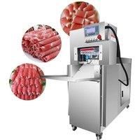 High Efficiency Frozen Pork Belly Meat Slicer Commercial Mutton Roll Cutting Machine Automatic Frozen Slicer Machine