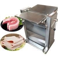 Adjustable Thickness Pig Meat Skinner Pork Skin Peeling Cutting Machine Price Peeling Pork Skin