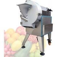 Automatic Vegetable Slicing Shredding Machine For Processing Hard Vegetables Potatoes Cucumbers Carrots Onion Cutting Machine