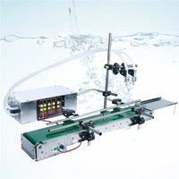 Electric Liquid Filling Machine 10-100ml for Liquid Perfume Water Juice Essential Oil Filling Machine With Conveyor Belt