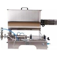 Fully Automatic Horizontal Pneumatic Mixed Sauce Filling Machine Mixing Device Commercial Liquid Packaging Machine
