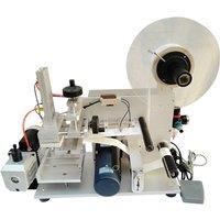 Desktop Semi Automatic Flat Surface Labeling Machine Box Card Square Bottle Cosmetic Bottle Label Applicator