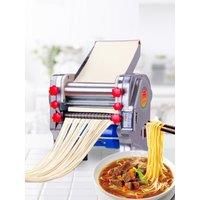 Commercial Electric Dough Skin Noodles Pasta Maker Machine Roller Sheeter with Two Blades Home Kitchen Use
