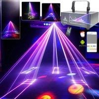 Android IOS APP 3W 2W 1W RGB Laser DJ Disco Light Animation Projector Beam Dance Bar Wedding