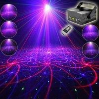 ESHINY MINI RGB Laser Projector with 2 Lenses 12 Patterns for Family Party Bar DJ Holiday Disco Xmas