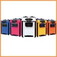 Yogurt Ice Cream Machine, Vending Machine, Three Flavors Of Chocolate Sundae Machine