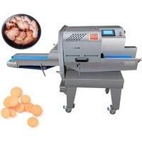 Fully Automatic Meat Cutting Machine, Industrial Smoked Grilled Meat Slicing Machine, Cooked Meat Cutting Machine