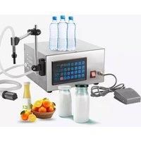 Small Liquid Water Filling Machine Electric Cnc Soda Olive Oil Juice Filler