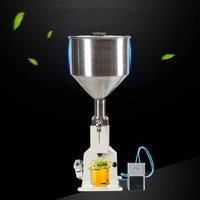 Small Quantitative Manual Paste Filling Machine 100ml Liquid Shampoo Cosmetic Filler