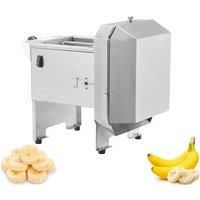 Banana Slicer Electric Fully Automatic Vegetable Cutter Stainless Steel Blade Green Melon Cutting