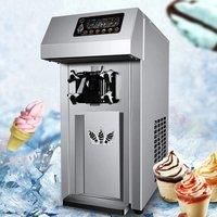 Fully Automatic 12L/H Ice Cream Machine, Commercial Multifunctional Soft Ice Cream Machine