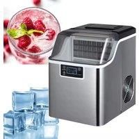 Automatic Ice Maker 15kg Storage Ice Making Machine Ice Maker Automatic Add Water 44 Pcs/18 Min For