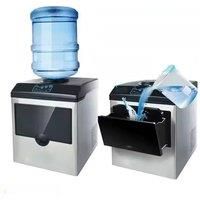 Ice Stainless Steel Ice Making Machine Housing 36 Pcs Ice Cube Maker Commercial Use for Home Office Party