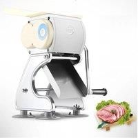 Household Manual Meat Slicer Frozen Cutting Machine Beef Mutton Rolls Cutter Vege Cutter Mini Table
