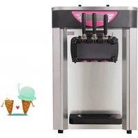 Commercial Soft Serve Ice Cream Machine Electric 25L/H 3 Flavors Sweet Cone Ice Cream Maker