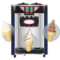 Commercial Three Flavors Ice Cream Machine Desktop Small Three-color Soft Ice Cream Making Machine