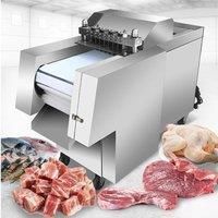 Frozen Pork Steak Fish Chicken Strip Meat Cutting Machine Dicing Meat Blocks Machine