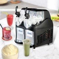 Commercial Slushy Machine 2L x 2 Tanks 50 Cups Stainless Steel Margarita Smoothie Frozen Drink Maker