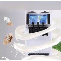 Three Flavors Desktop Ice Cream Machine Commercial Soft Ice Cream Machine Small Three-color Ice