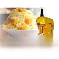 2025 New Shaved Ice Machine Portable Crank Manual Ice Crusher for Home Kitchen Bar Ice Blenders