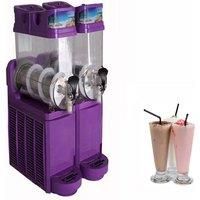 2025 New Automatic Double Cylinder Slush Machine Snow Melting Machine Cold Drink Machine Juice