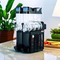 2025 New Electric Snow Melting Machine Single Tanks Sand Ice Slushy Making Ice Cream Smoothie Slush