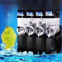2025 New Commercial Slushy Machine 1/2/3/4 Tank Electric Automatic Slush Maker Machine Frozen Drink