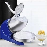 Portable Kitchen Stainless Steel Manual Ice Crusher Cutter Chopper Grinder Hand Crank Machine