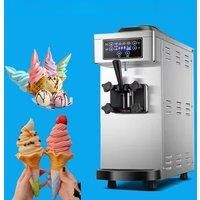 Including Tariffs Commercial Soft ice cream machine With Puffing Three Flavors Freeze Equipments Vertical Sweet Cone Maker
