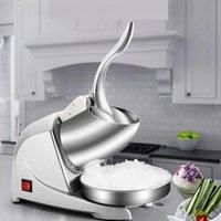 DIY Smoothie Machine Shaved Ice Electric Ice Crusher Shaved Ice Cream Machine Snowflake Ice Shaver