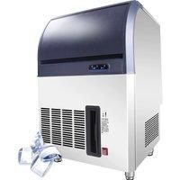 Wholesale Large Air Cooled Commercial Ice Maker Milk Tea Shop Bar KTV Crescent Ice Cube Maker Machine