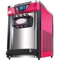 Commercial Three Flavors Ice Cream Machine Desktop Small Three-color Soft Ice Cream Making Machine