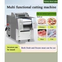Farm Pork Engineering Meat Cutting Machine Food Processing Plant Beef Cutting Machine Meat Slicing And Shredding Machine