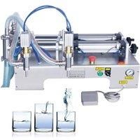 Horizontal Liquid Quantitative Filling Machine 220V/110V Double Head Stainless Steel Automatic