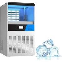 Commercial Ice Maker Machine 70kg/24h Under Counter Ice Machine W/ 20kg Bin Ideal For Bar