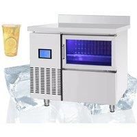 Daily Production 90/130/160kg Commercial Milk Tea Shop Small And Large Ice Cube Making Machine