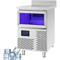 Square Ice Maker Machine For Milk Tea Shops Bars Coffee Shop Cold Drink Shops Large Capacity Automatic Ice Making Machine