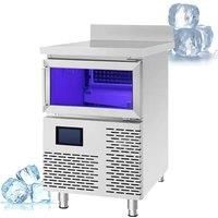 Commercial Ice Maker Machine Upgrade Stainless Steel Commercial Bar Counter Ice Making Machine Integrated Machine for Home Bar