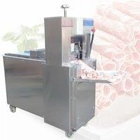 Automatic Meat Slicer Machine Electric Frozen Meat Slicer Mutton Roll Beef Cutter Lamb Rolls Cutting Machine