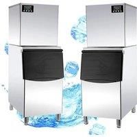 110V /220V Commercial Ice Maker Cube Ice Making Machine Automatic Square Ice Maker