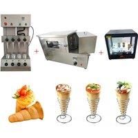 Full Set Pizza Cone Box Cone Pizza Oven Display Cabinet Pizza Cone Making Machine