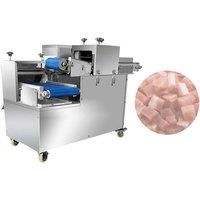 400kg/H Commercial Meat Dicing Machine Electric Meat Cutting Machine Multi-Function Pig Head Pork Beef Catting Dicing Machine