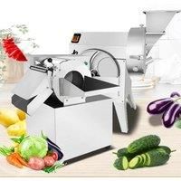 Double headed Electric Industrial Vegetable Cutter Slicer Machine Multi Functional Vegetable Cutting